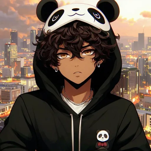 Prompt: a lofi boy streaming on live