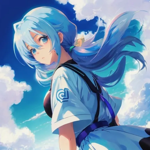 Prompt: cloud9 anime girl
