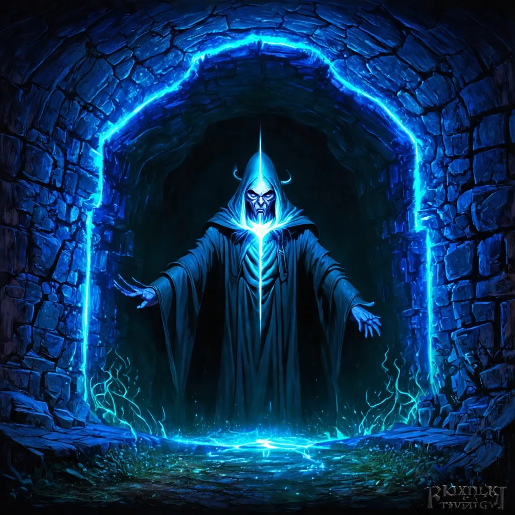 Prompt: A magical portal to the Underdark