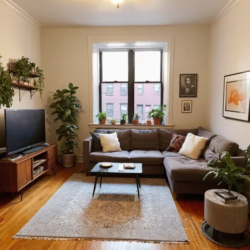 Prompt: Cozy apartment space in brooklyn