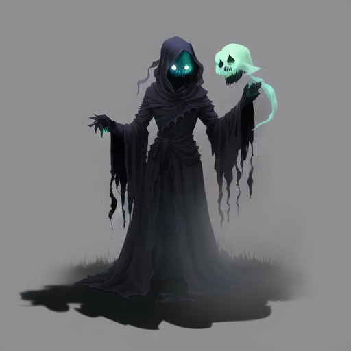 Prompt: undead shadow wraith ghost