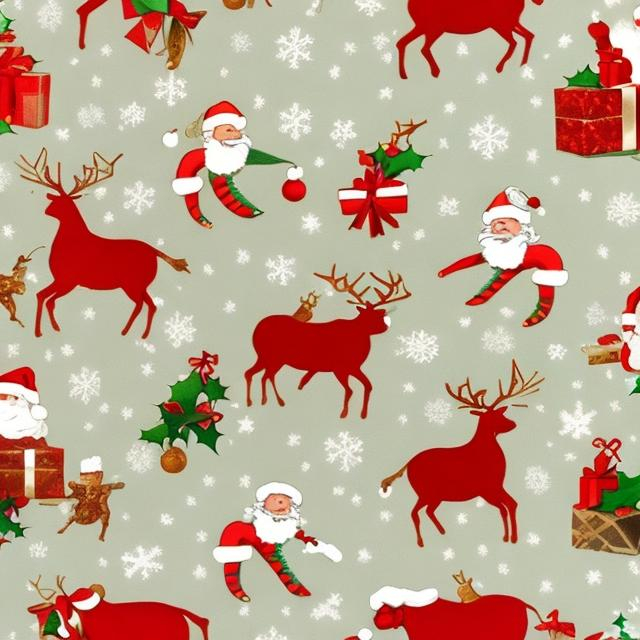 Prompt: Christmas wallpaper