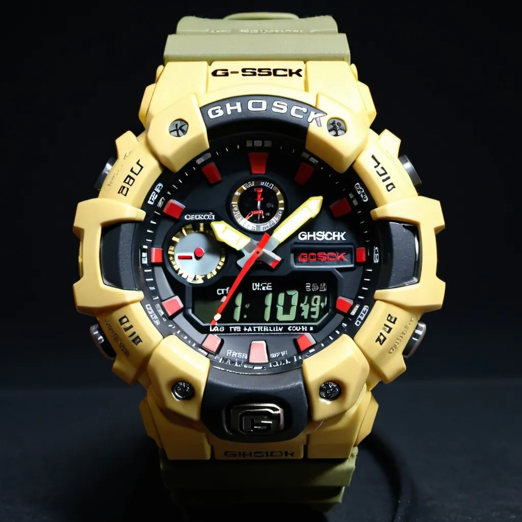 Prompt: Military Turtle shell G-shock