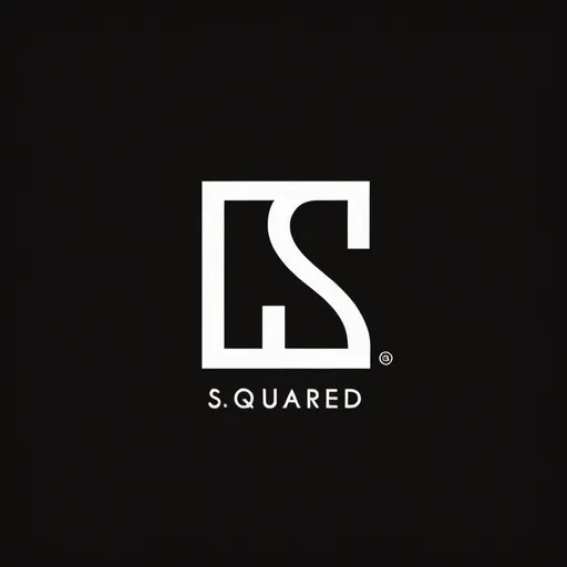 Prompt: Logo of clothing brand S squared