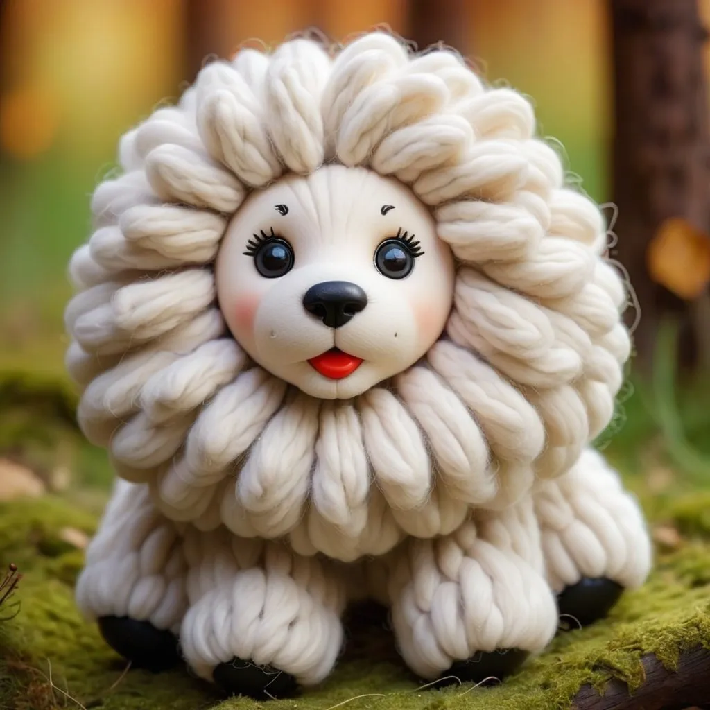 Prompt: a toy made of artificial.wool.stylization,16k,hyperdetalization,