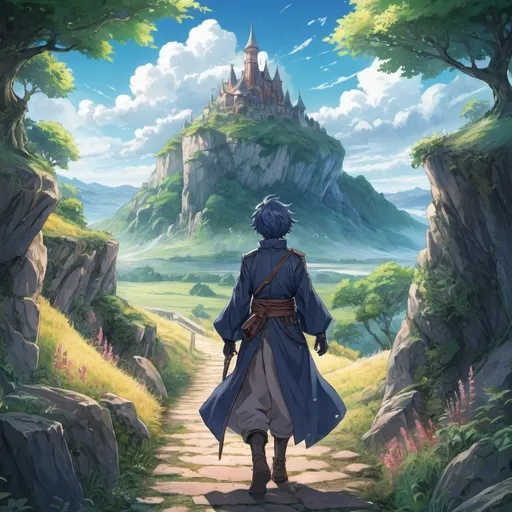 Prompt: Anime illustration of Frieren beyond journey's end, detailed character design, fantasy setting, magical elements, vibrant colors, high quality, anime style, detailed scenery, nostalgic, emotional atmosphere