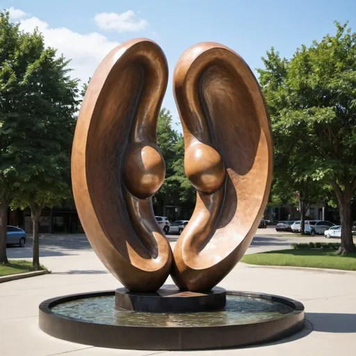 Prompt: kidney statue