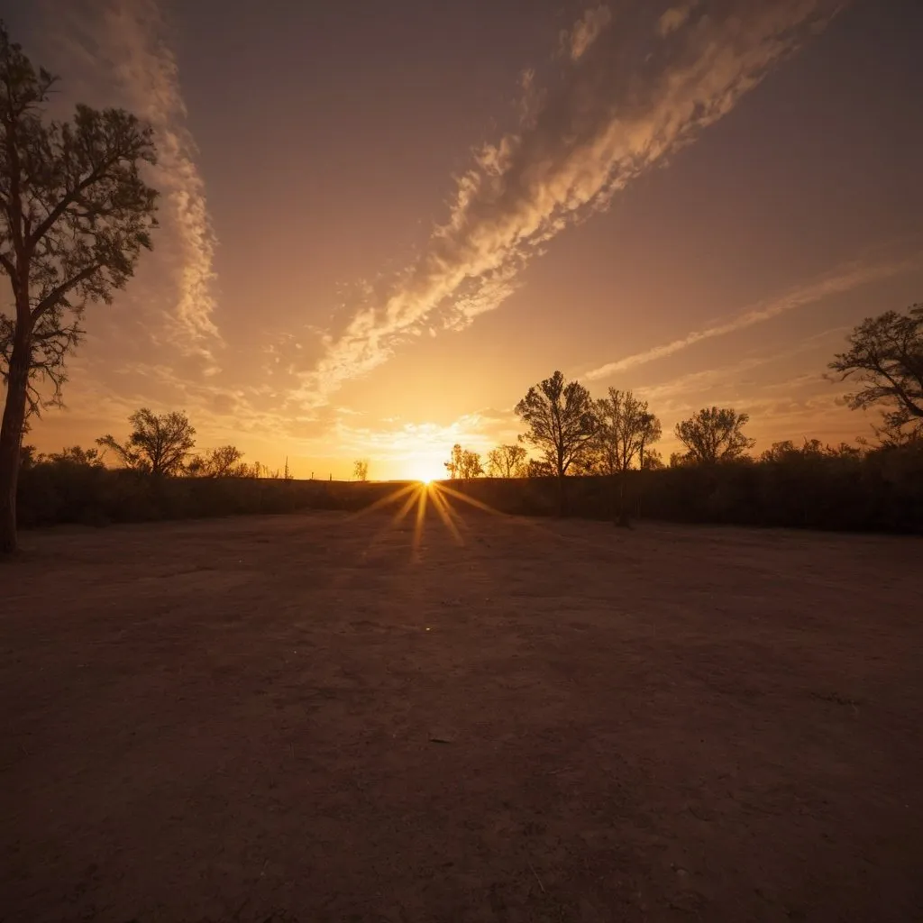 Prompt: altered states of hell, golden hour outdoor overhead lighting, extra wide angle view, infinity vanishing point