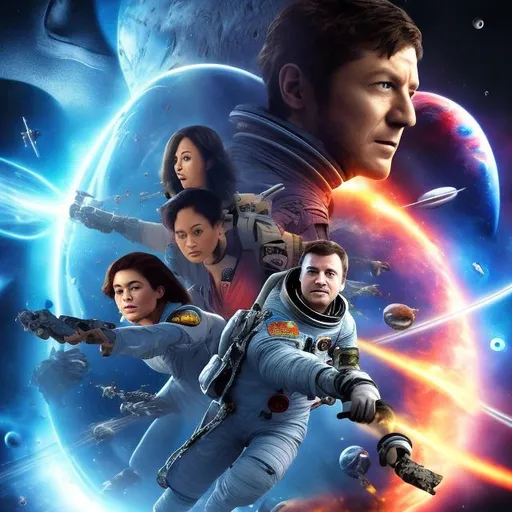 Prompt: space battle movie