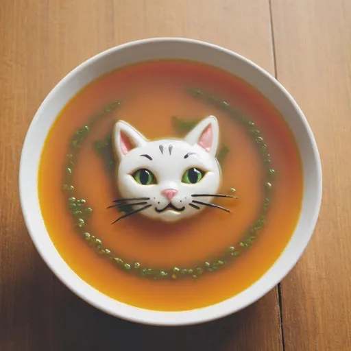 Prompt: cat soup
