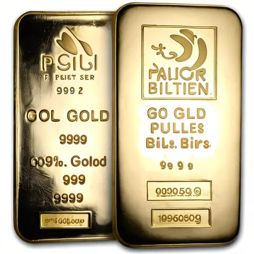 Prompt: gold bullion bar