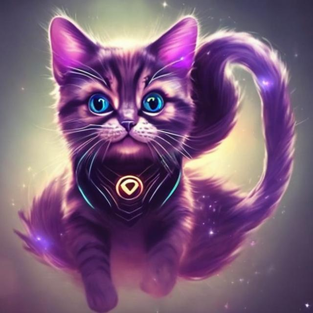 Prompt: infinity cat