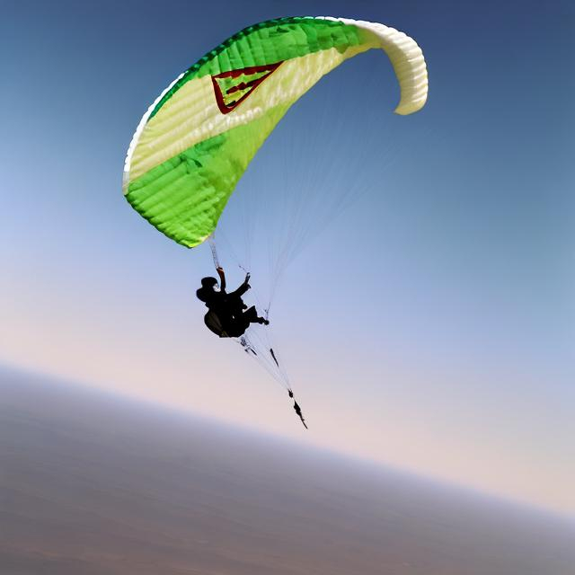 Prompt: hamas paraglider on saturn