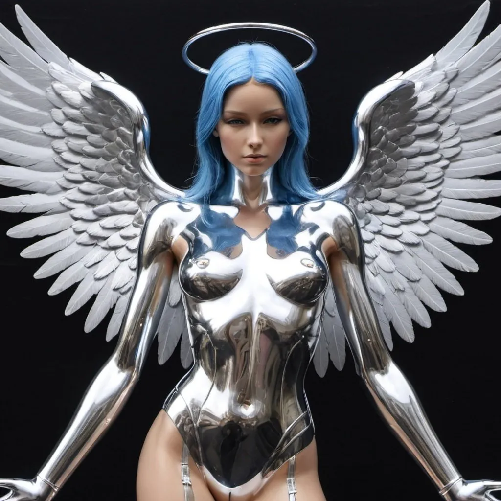 Prompt: chromium angel