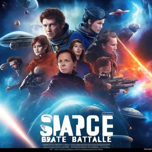 Prompt: space battle movie