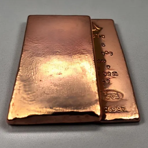 Prompt: copper bullion bar