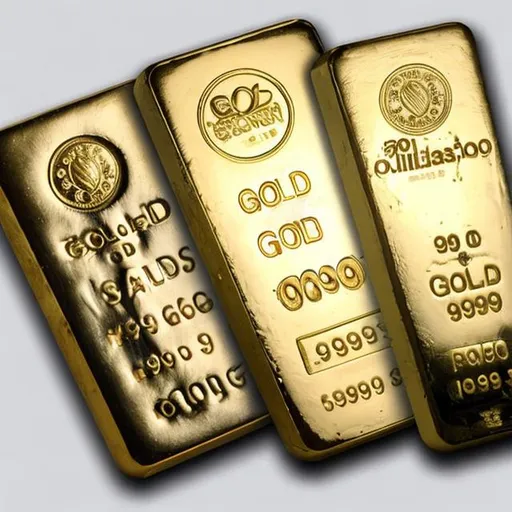 Prompt: gold bullion bar