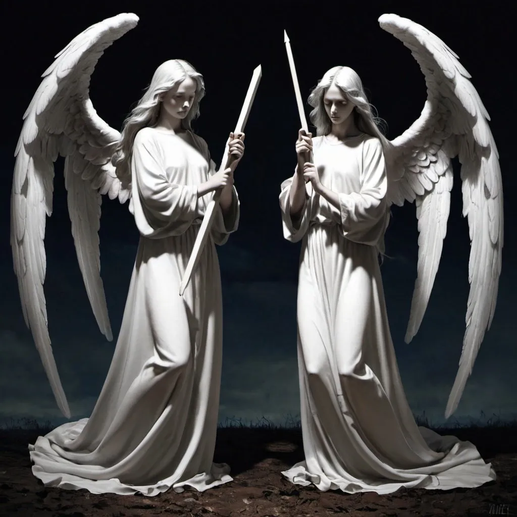 Prompt: Angels of Life, Angels of Death