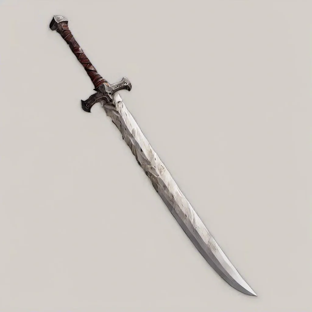 Prompt: A Dagger made from carved Bone, detailed<mymodel>