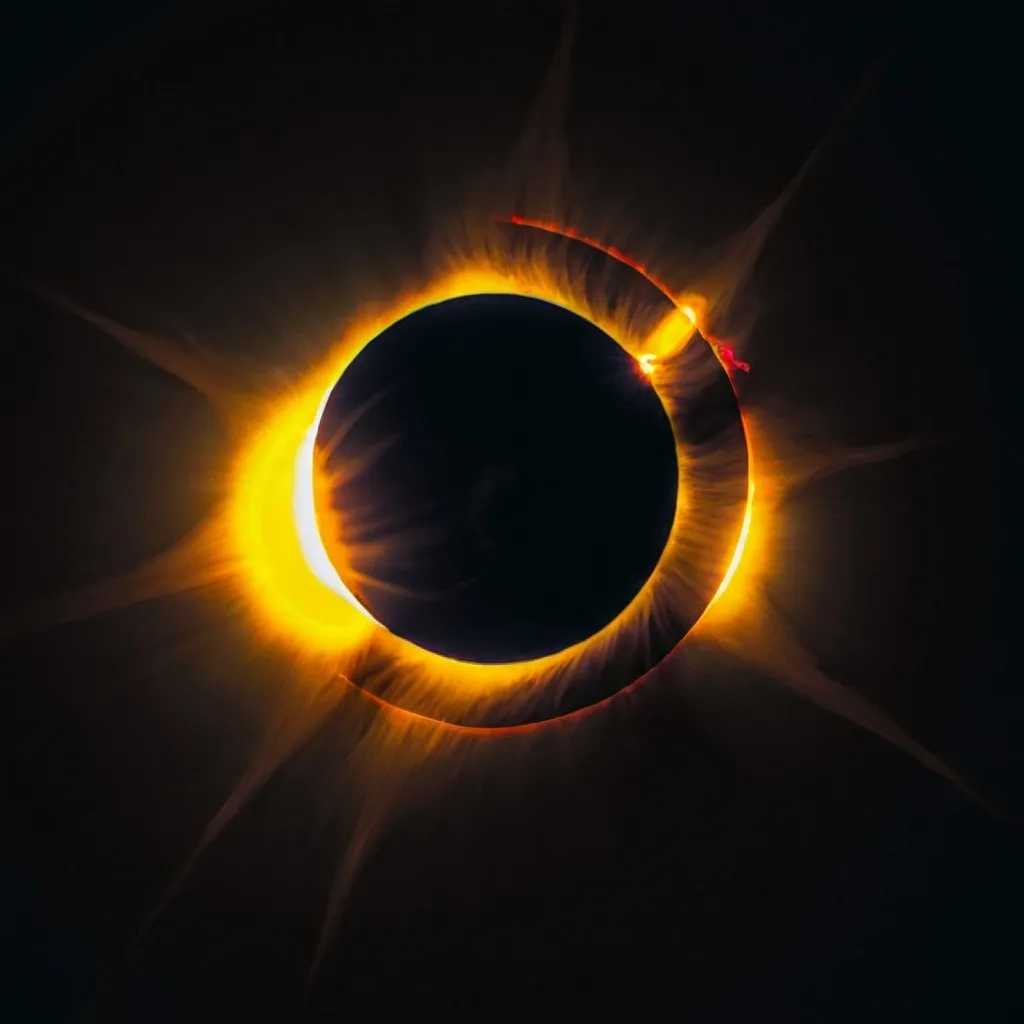 Prompt: solar eclipse