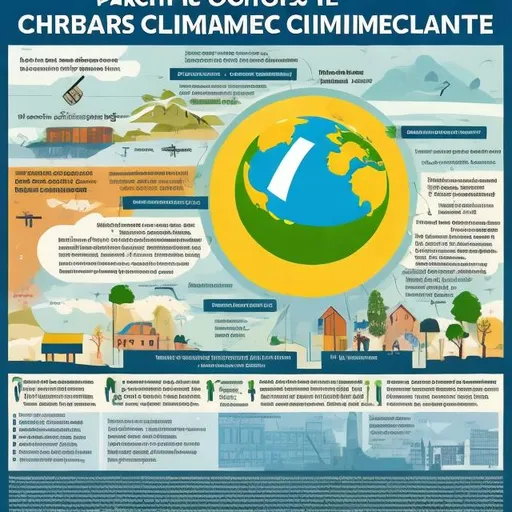 Prompt: poster suggesting practical solutions to combat 
climate change in your local community or globally...write the information in English 