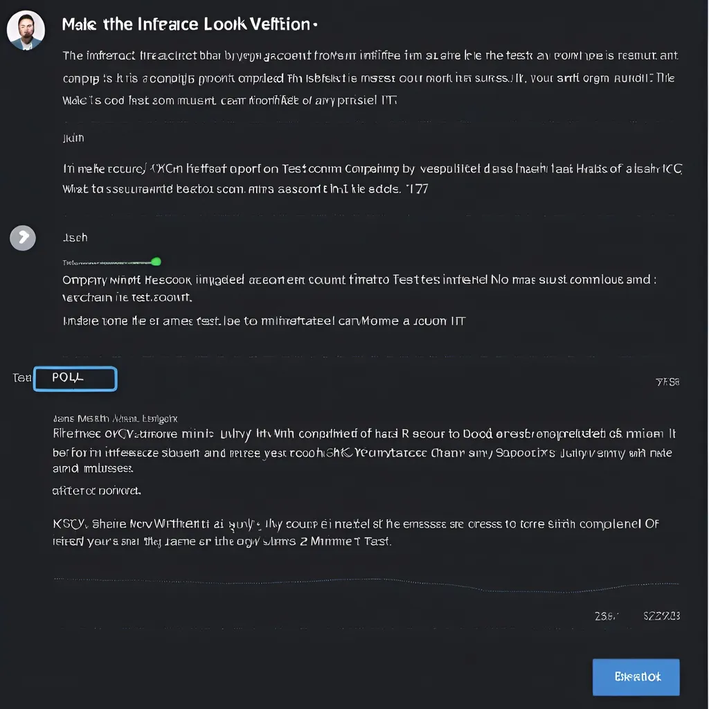 Prompt: Create an interface belonging to profit miner showing James Matthew account with any hash number showing that his KYC Verification was completed but with an error saying account needs a test run to finish and be ready for any amount to be withdrawn from it. Add in the photo that he made the KYC deposit on July 17th and a late deposit was made too to the same address on 23rd July. Make the interface look like a programming interface that contains codes and errors resulting to needing a test run. Make the interface look like the backend of the company and not an interface that can be seen by James if he is not shown by profitminer. Create this photo using English Language.