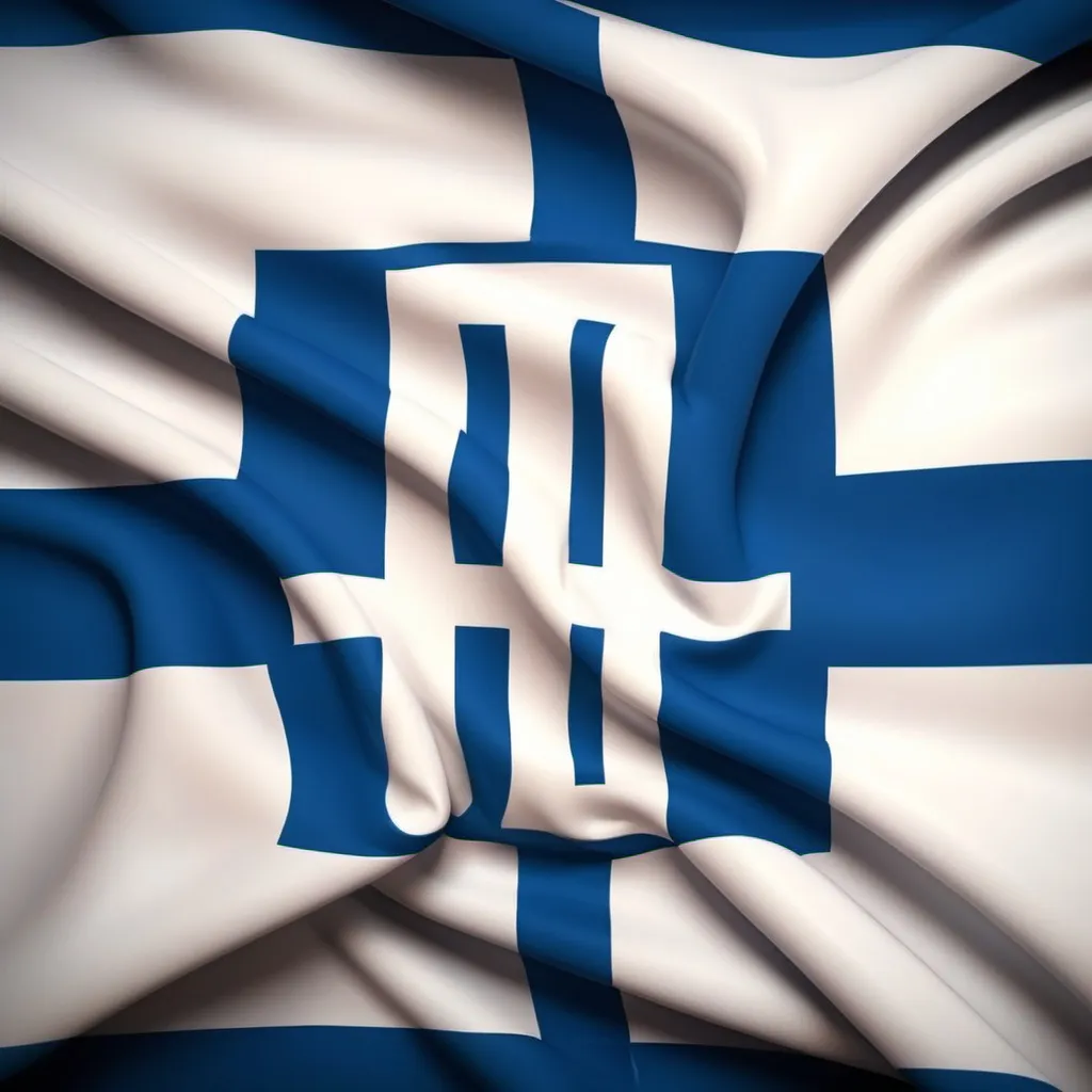 Prompt: A flag named "Hella Republic" its the Greece flag but make anything you want ai inside of it :D