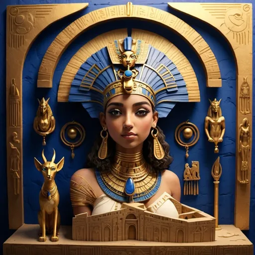 Prompt: ancient Egyptian Goddess Hemet 