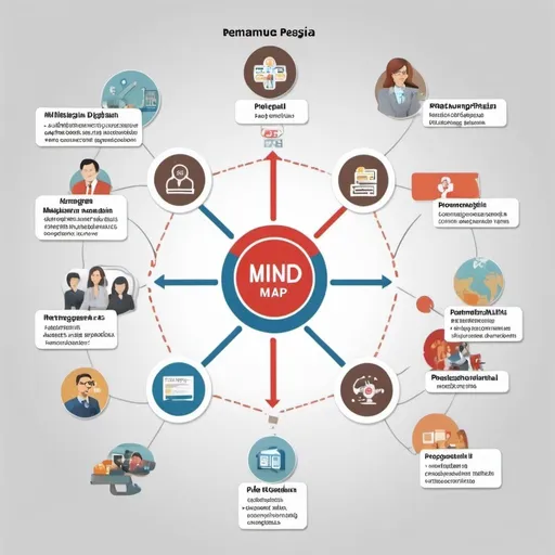 Prompt: Mind map
Manajemen Pemasaran Digital
1.1 Integrasi Strategi
- Pemasaran digital
- Pemasaran tradisional
- Strategi bisnis
1.2 Framework Perencanaan
- Analisis situasi
- Tujuan
- Strategi
- Taktik
- Tindakan
- Kontrol
1.3 Transformasi Digital
- Perubahan proses
- Perubahan struktur
- Pengembangan keterampilan
1.4 Analisis Efektivitas
- Analisis SWOT untuk saluran digital
- Pemantauan pesaing
- Penilaian posisi kompetitif
1.5 Penetapan Tujuan
- Tujuan SMART
- KPI relevan
1.6 Perumusan Strategi
- Segmentasi pasar
- Penargetan
- Pengembangan proposisi nilai
- Manajemen siklus hidup pelanggan
1.7 Implementasi Strategi
- Pengelolaan perubahan
- Manajemen proyek
- Pelaporan kinerja konsisten
1.8 Keterlibatan Pelanggan
- Konten menarik
- Pengalaman pelanggan
- Pemanfaatan media sosial
- Optimalisasi media sosial (SMO)
1.9 Distribusi
- Strategi multisaluran
- Kombinasi online dan offline
- Pengembangan pasar baru
- Pengembangan produk melalui web
1.10 Konversi dan Retensi Pelanggan
- Teknik konversi pengunjung
- Analisis data web
- Optimalisasi kinerja
1.11 Hasil Akhir
- Peningkatan efisiensi
- Peningkatan efektivitas
- Keunggulan kompetitif
- Pertumbuhan bisnis