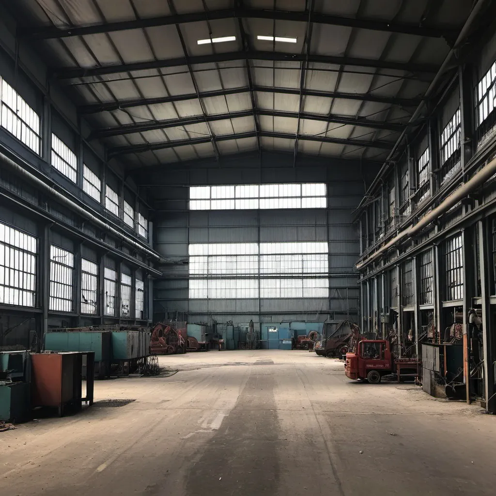 Prompt: Factory closed