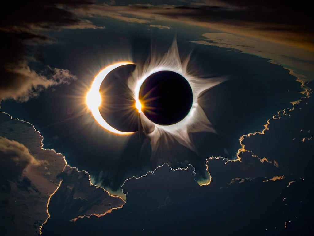 Prompt: Total Solar Eclipse