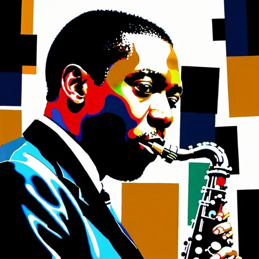 Prompt: John Coltrane Jazz Music Art Print Poster