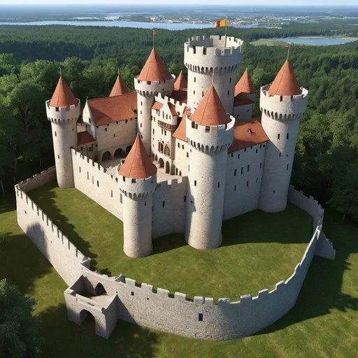 Prompt: medieval castle
