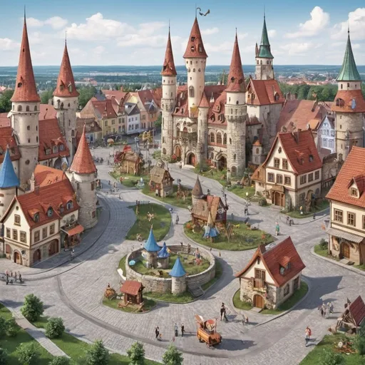 Prompt: Kecskemét city fairy tails

