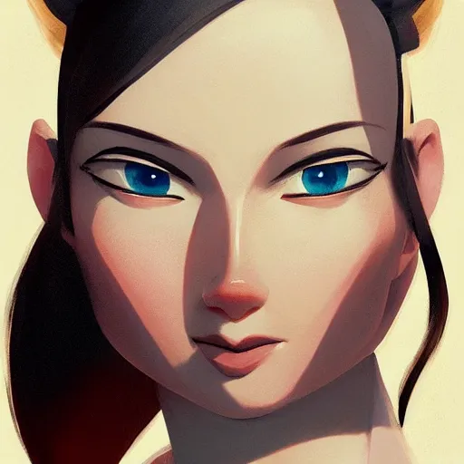 Image similar to face icon stylized minimalist breakfast at tiffany's, loftis, cory behance hd by jesper ejsing, by rhads, makoto shinkai and lois van baarle, ilya kuvshinov, rossdraws global illumination