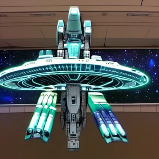 Prompt: starship enterprise transformer