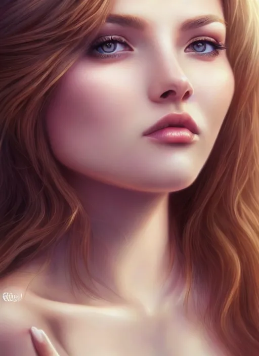 Image similar to a gorgeous female photo, realistic, smooth face, perfect eyes, symmetrical, full body shot, wide angle, sharp focus, 8 k high definition, insanely detailed, intricate, elegant, art by artgerm