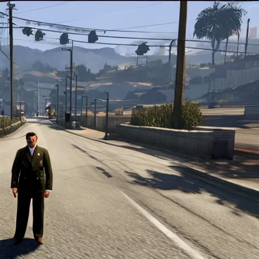 Image similar to adolf hitler in gta v,