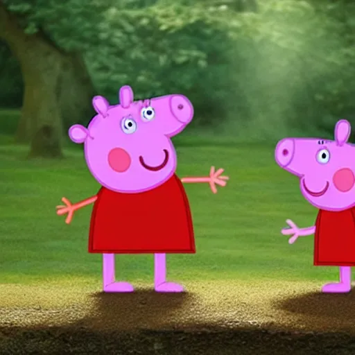 peppa pig in real life, 8 k, photography, | Stable Diffusion