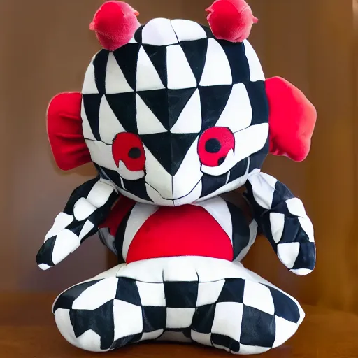 Prompt: cute fumo plush of harlequin