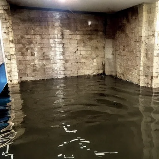 Image similar to flooded basement,