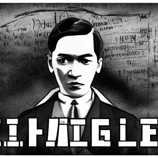 Prompt: Jose Rizal wearing suit and tie in the style of the Grand Theft Auto loading screen