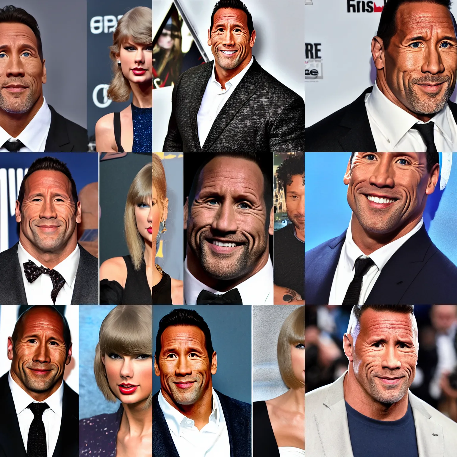 Prompt: Dwayne Taylor Swift Johnson