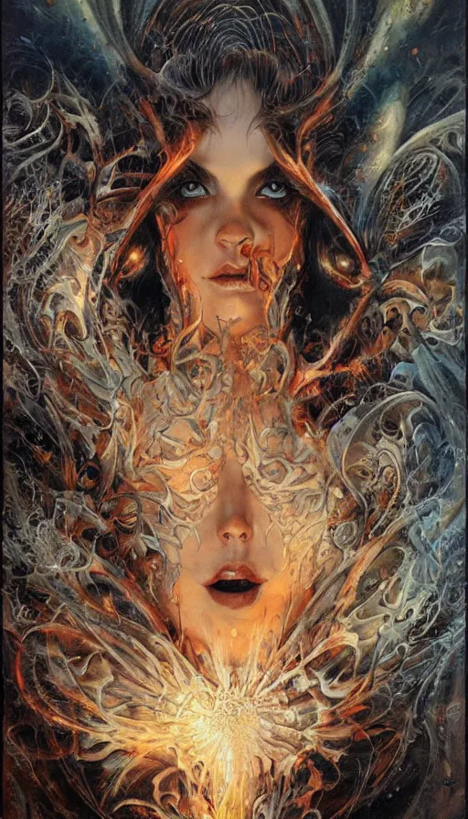 Image similar to rage, by karol bak