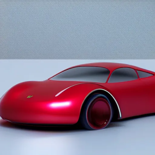 Prompt: futuristic Porsche designed by Apple studio lighting octane render