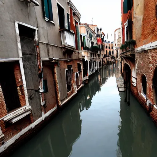 Image similar to post apocalyptic venice