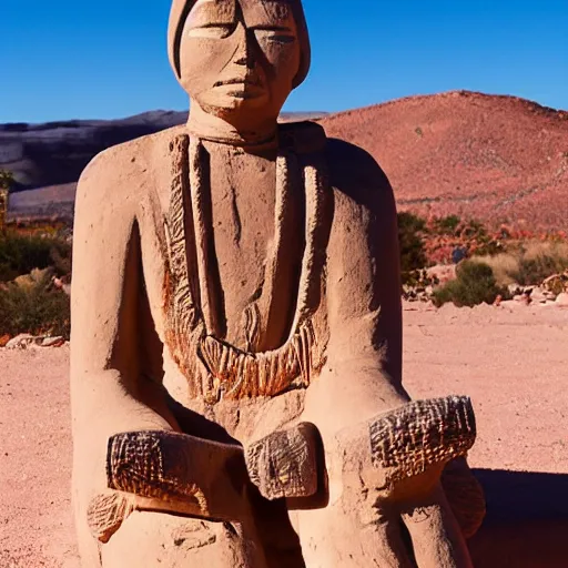 Image similar to a statue of the hopi indians