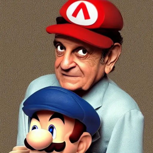 Image similar to Joe Pesci as n64 Mario