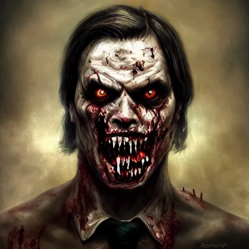 Prompt: bolsonaro as a zombie, 7 days to die zombie, fine art, award winning, intricate, elegant, sharp focus, cinematic lighting, digital painting, 8 k concept art, art by z. w. gu, art by brom, art by michael hussar, 8 k