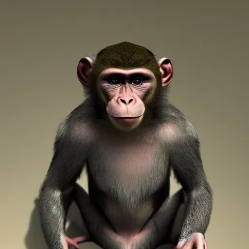 Image similar to Photorealistic Monkey in a suit